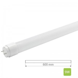 LED tube glass (600mm 9W )
