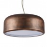 Iron Pendant Lamp F4671/1 RG+WH BROWN