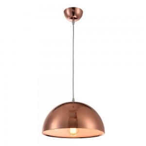 Iron Pendant Lamp F4707/1 (300mm)  RS+WH ROSE