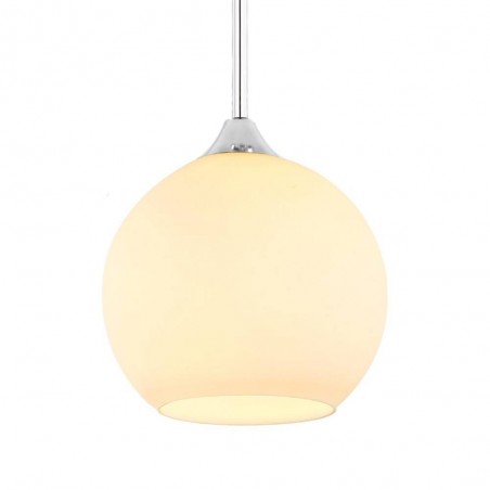 Glass Pendant Lamp 32015/1-250mm WHITE