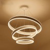 Pendant CIRCLE DOUBLE SIDE 135W, ?800+600+400mm*15+35, LM-YY78