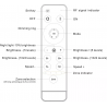 4-zone remote control HX-RFBK-RGB-2.4G for DIM/CCT/RGB/RGBW/RGBW+CW, DLV003