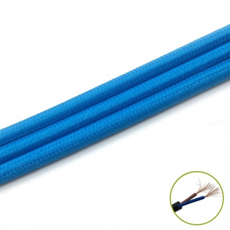 Decorativ Cablu 2*0.75mm, blue, m