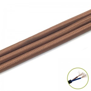 Decorativ Cablu 2*0.75mm, brown, m