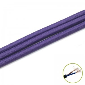 Decorativ Cablu 2*0.75mm, purple, m