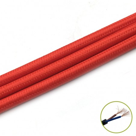 Decorativ Cablu 2*0.75mm, red, m