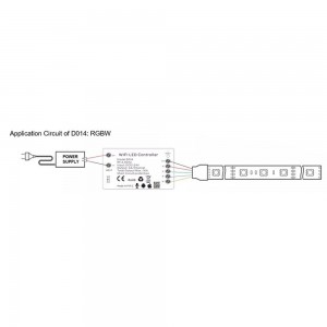 Wi-Fi LED controller RGBW PCB Dimmer D014 Tuya