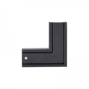 Magnetic Surface Line conector L -joint 90 degree,black