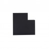 Magnetic Surface track wall conector (IN),black